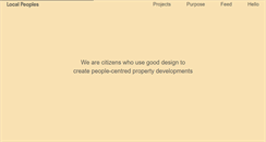 Desktop Screenshot of localpeoples.com